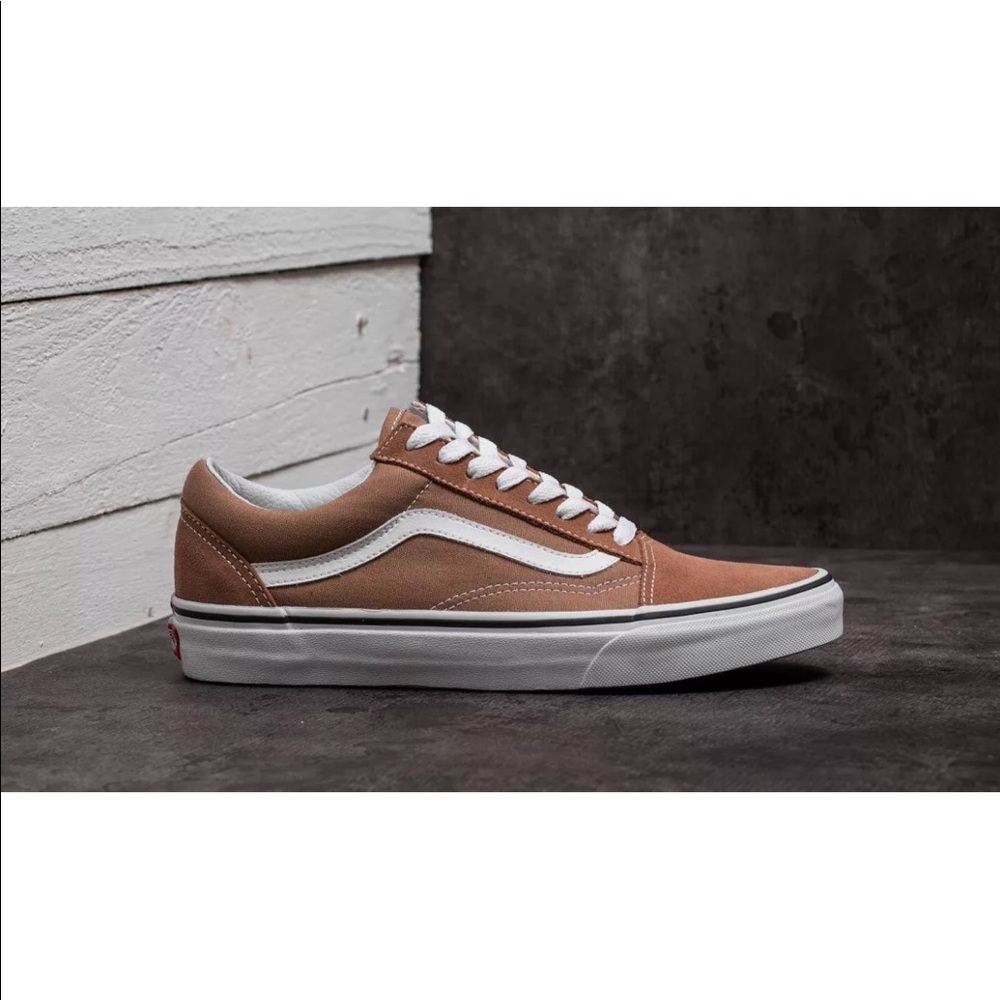 Vans Men’s Old Skool Skate Shoes Tiger’s Eye - Picture 5 of 8